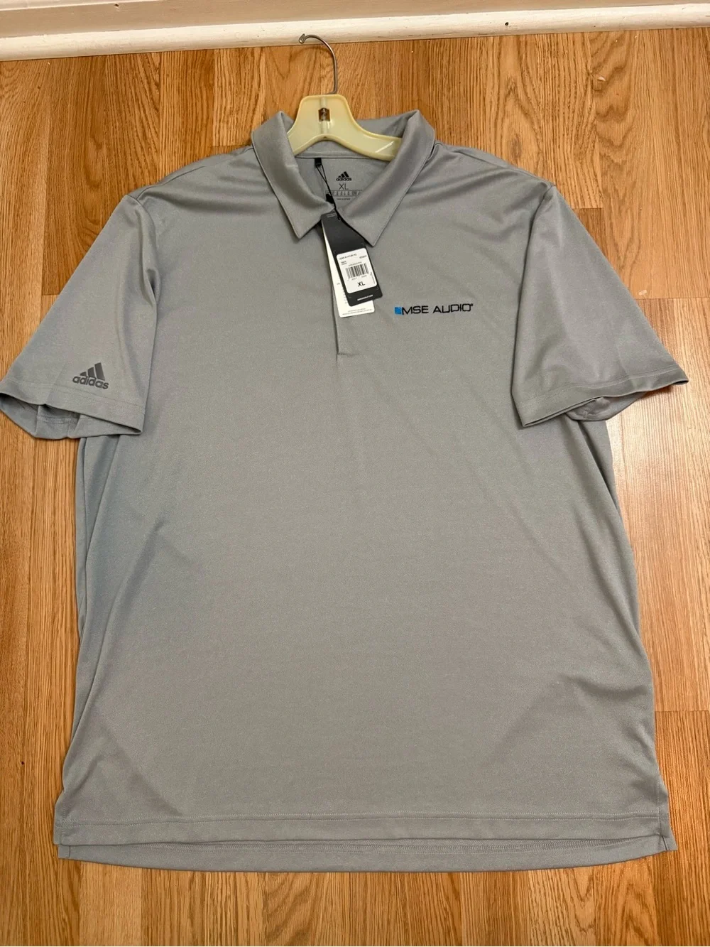 New Adidas Gray Performance Polo XL